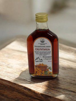 Фито-сироп &laquo;Облепиховый&raquo; из Карпат, 200 мл Фіто сироп.№14 фото