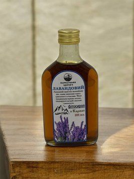 Фіто-сироп &laquo;Лавандовий&raquo; з Карпат, 200 мл Фіто сироп.№15 фото