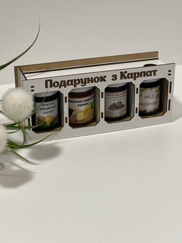 Подарунковий набір &ldquo;Подарунок з Карпат&rdquo; 4х100мл 🌿🎁 Набір 4*100мл фото