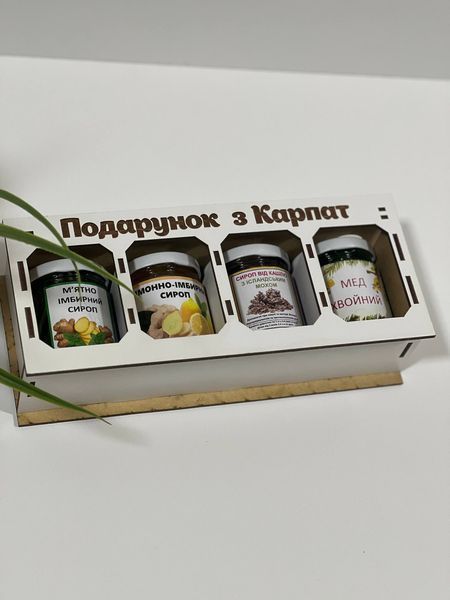 Подарунковий набір &ldquo;Подарунок з Карпат&rdquo; 4х100мл 🌿🎁 Набір 4*100мл фото