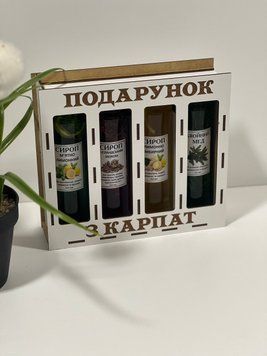 Подарунковий набір &ldquo;З Карпат&rdquo; 4х212мл🌿🎁 Набір 4*212мл фото
