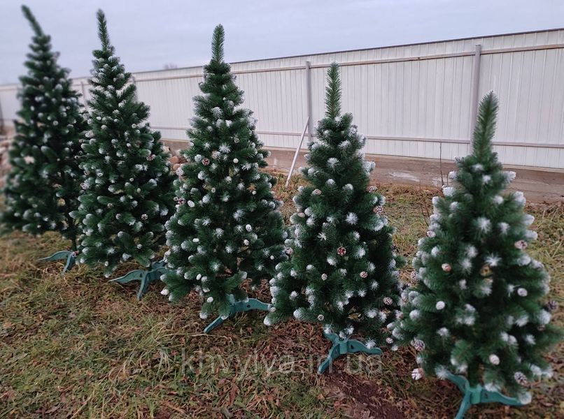 Искусственная елка с шишками Лидия 1.3 м Лідія.1.30м фото Искусственная елка с шишками Лидия 1.3 м Лідія.1.30м фото